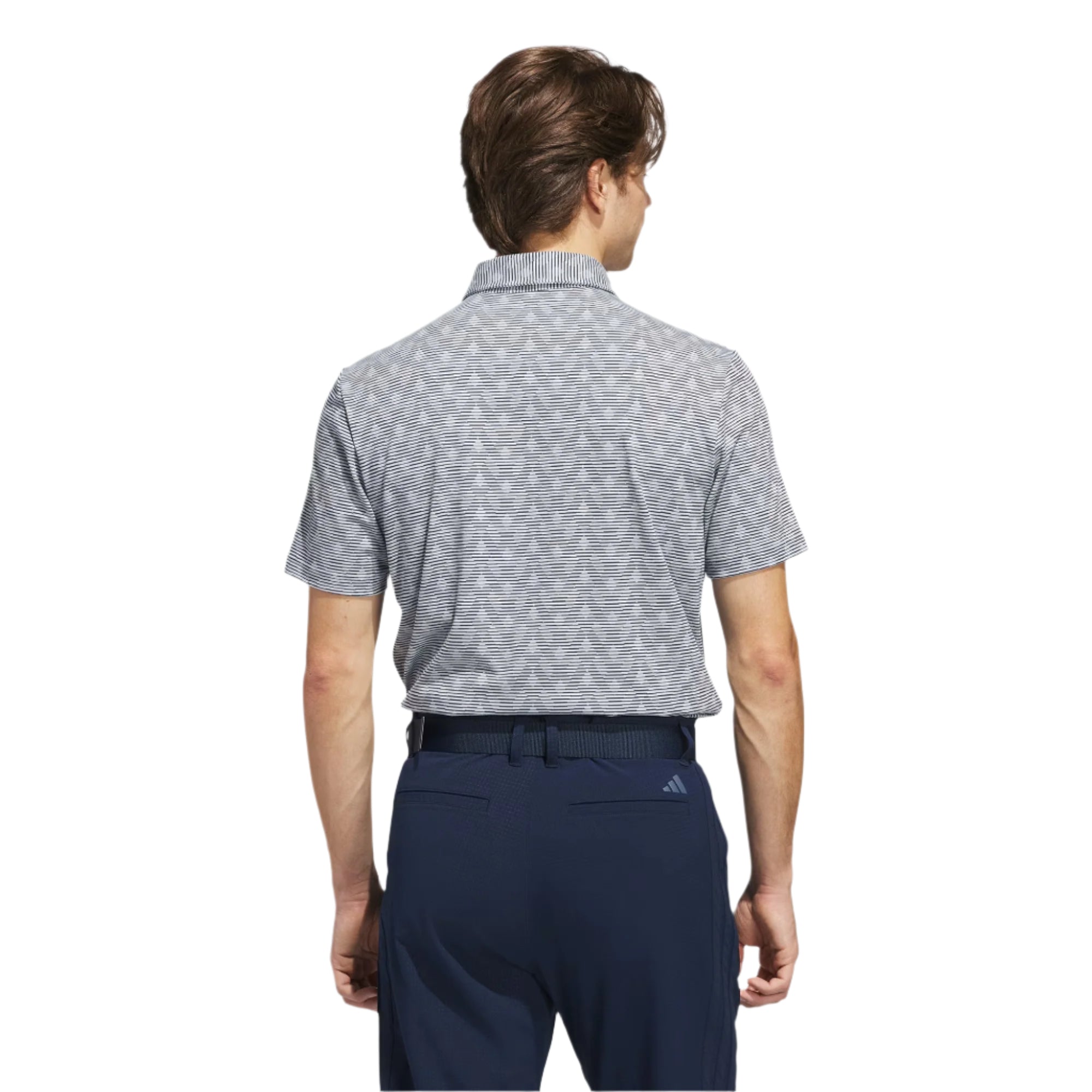 Adidas Men's Go-To Striped Golf Polo