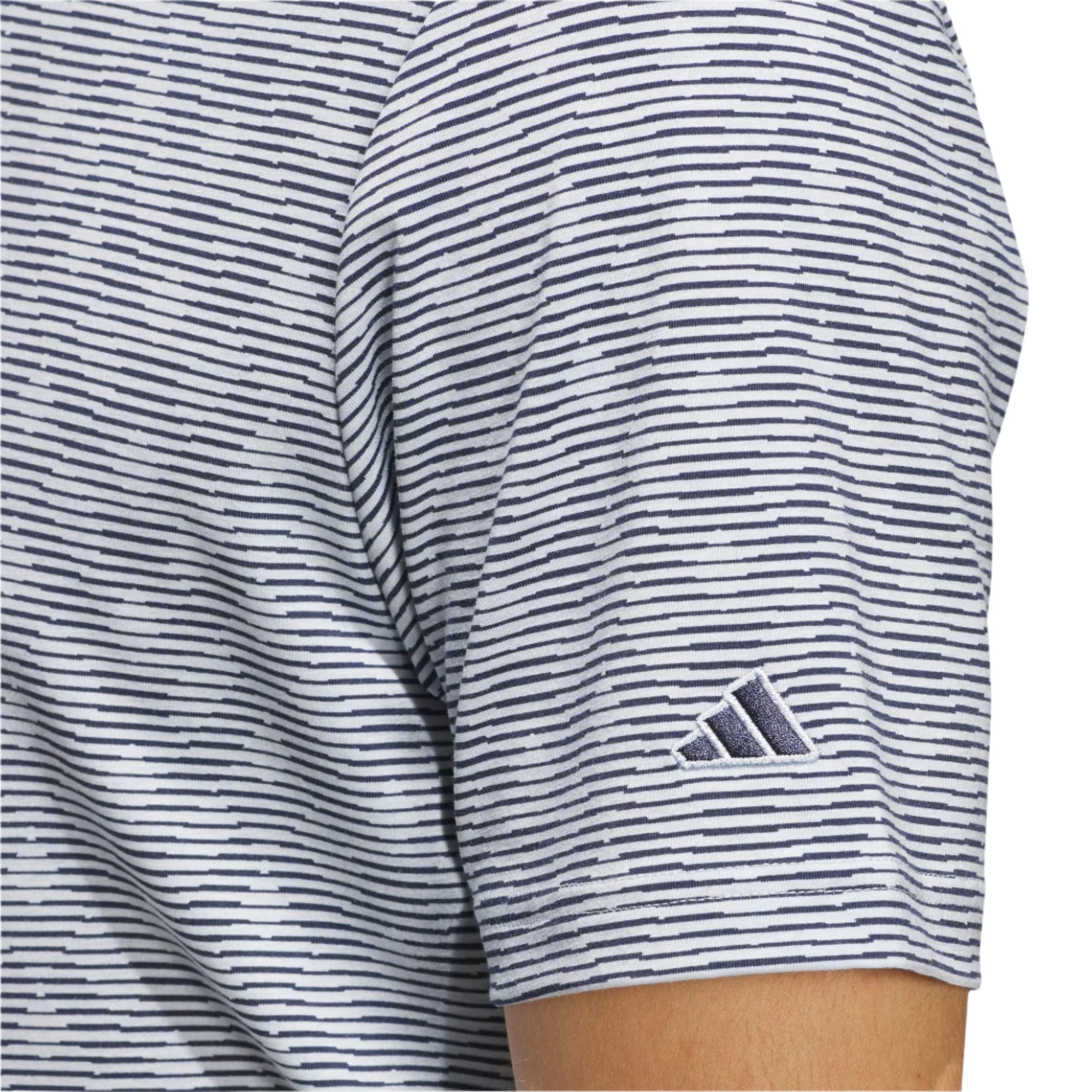 Adidas Men's Go-To Striped Golf Polo