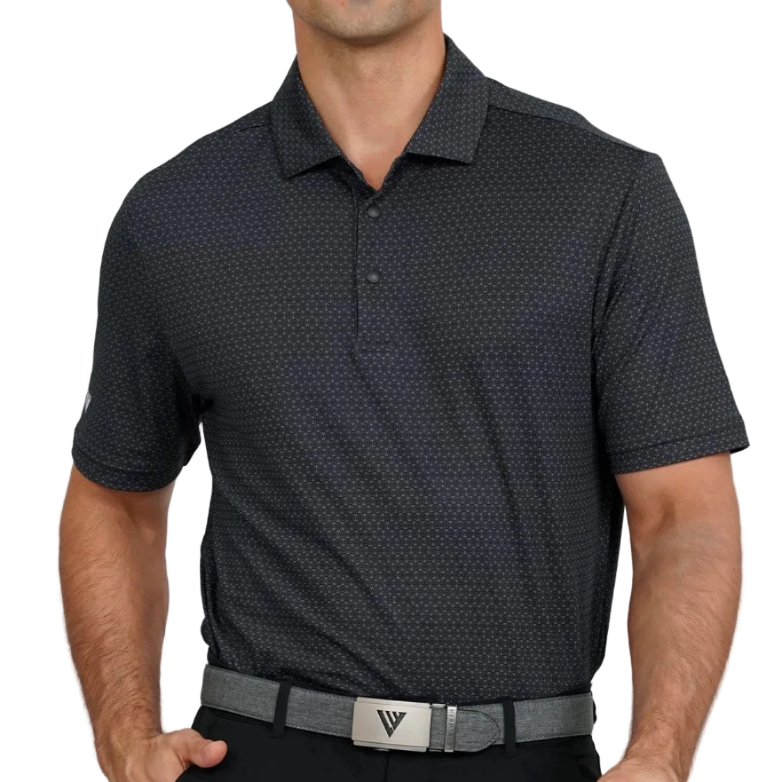 MENS GOLF POLO IN CHARCOAL COLOUR
