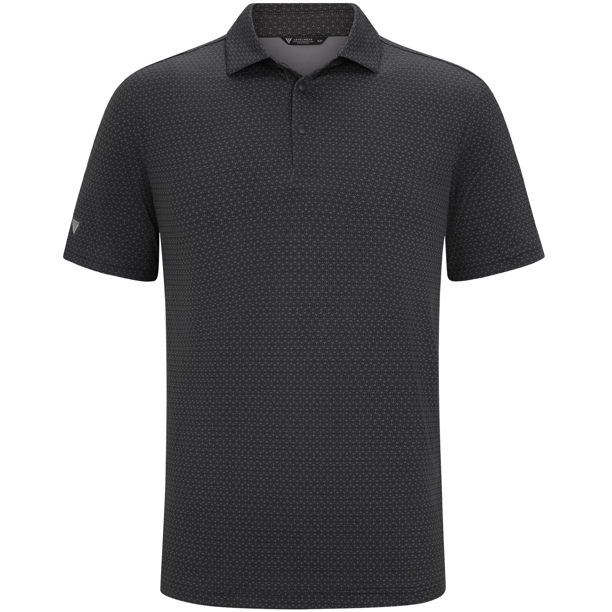 MENS GOLF POLO IN CHARCOAL COLOUR