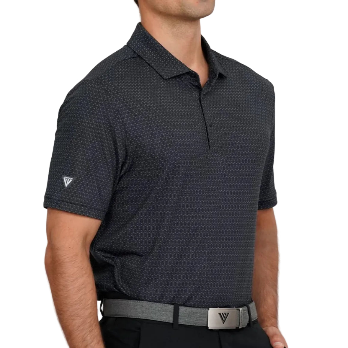 MENS GOLF POLO IN CHARCOAL COLOUR