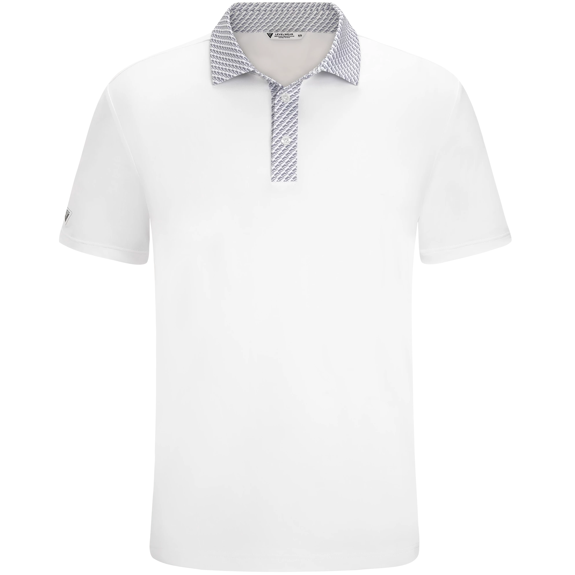 MENS WHITE GOLF POLO 