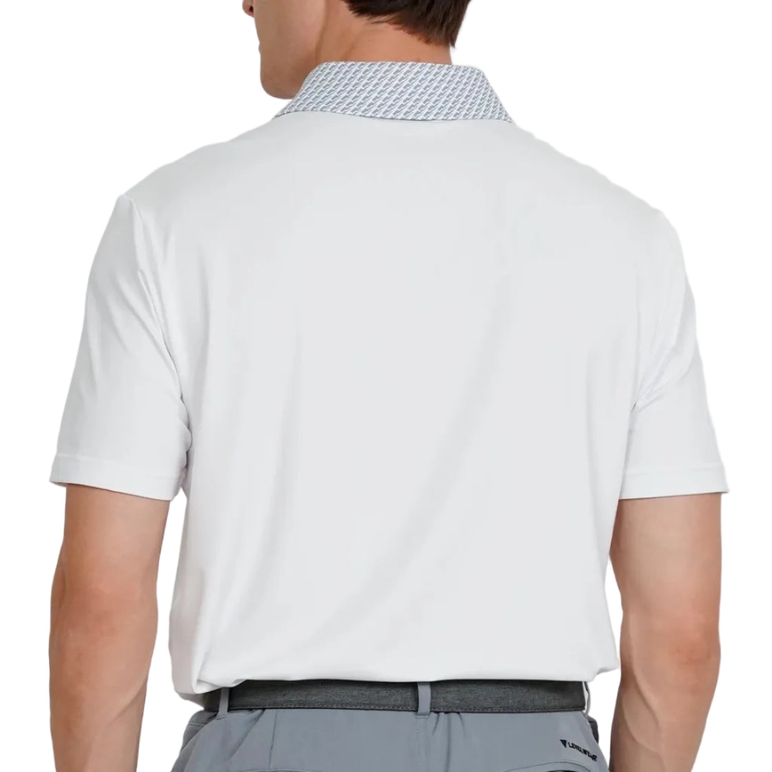 MENS WHITE GOLF POLO 