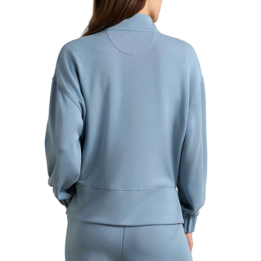 Peter Millar Flora Knit Half-Zip Pullover - Rainwater