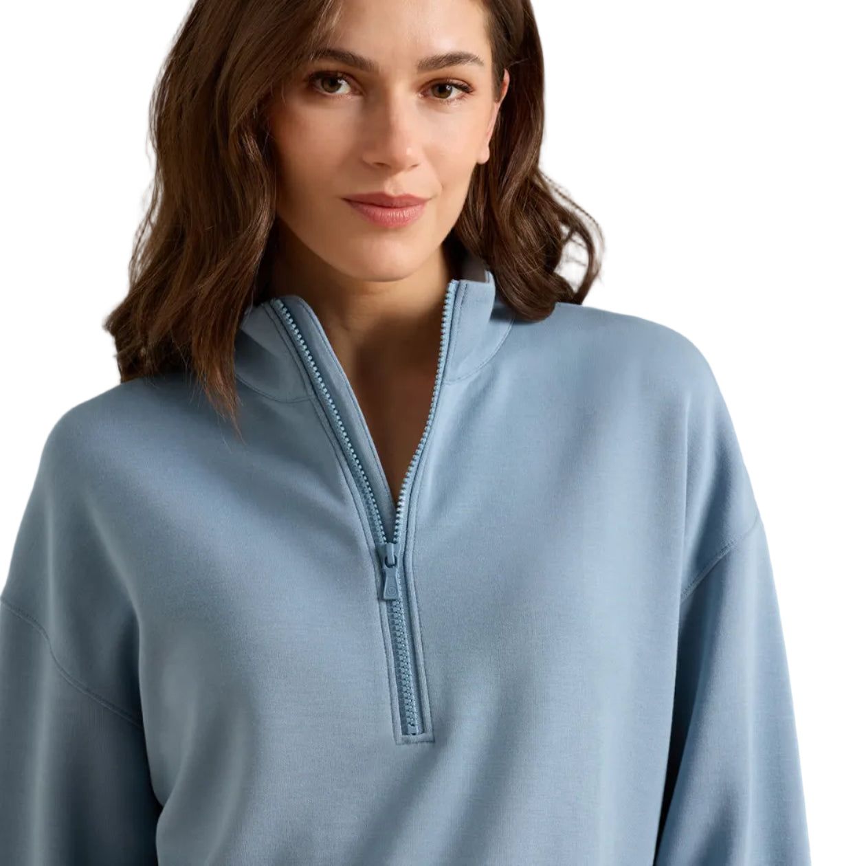 Peter Millar Flora Knit Half-Zip Pullover - Rainwater