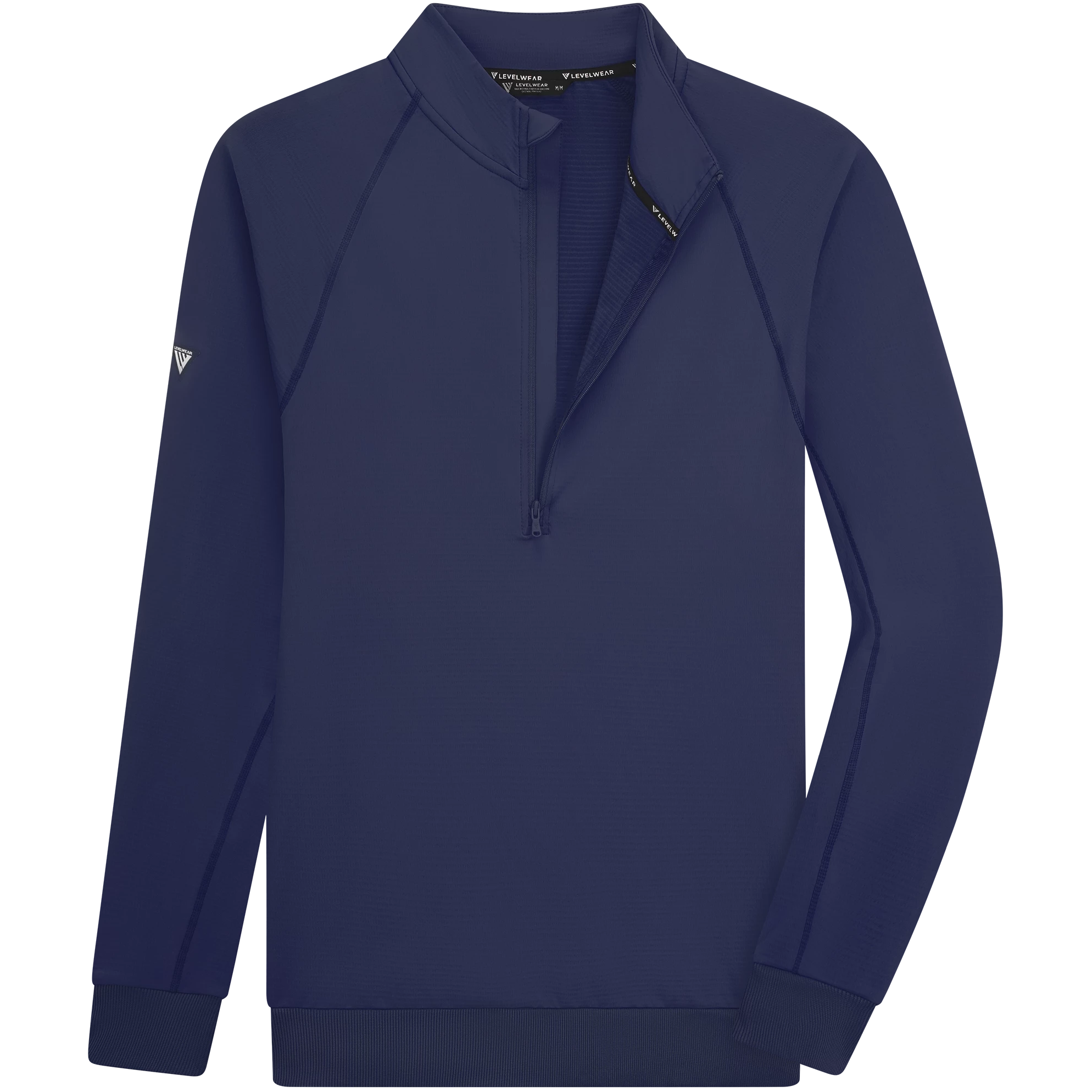 mens half zip jacket in navy colour