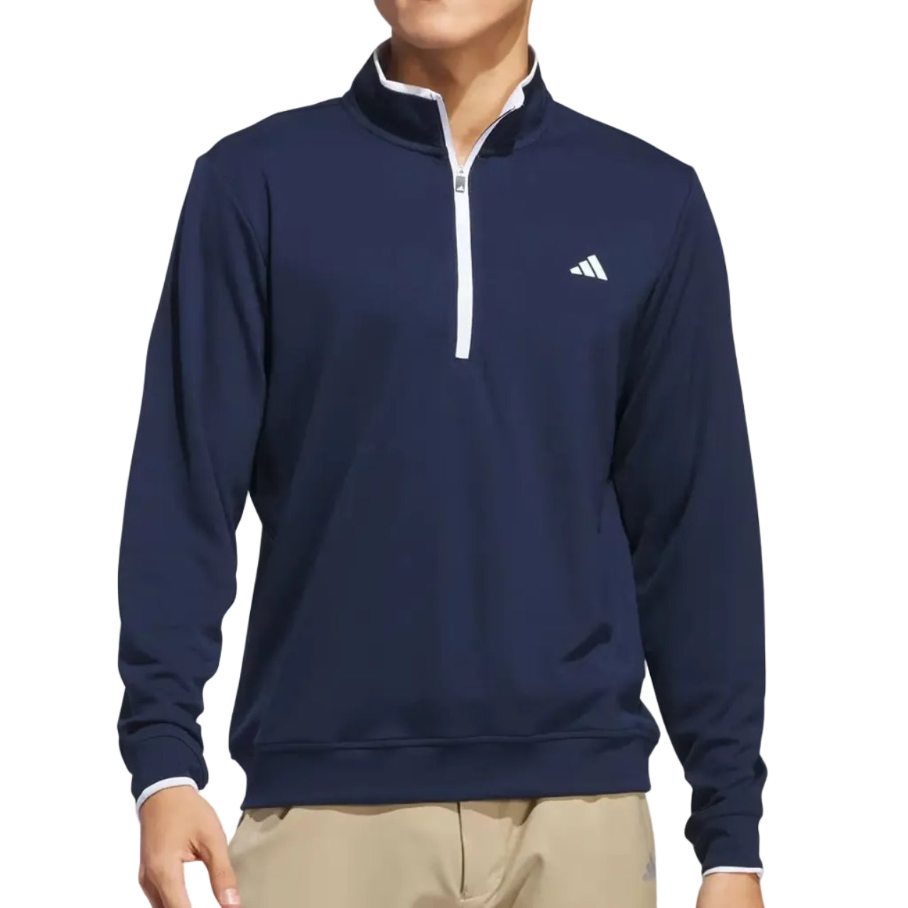 mens golf quarter zip navy 