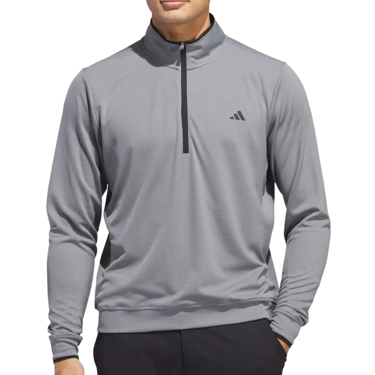 mens golf quarter zip in grey