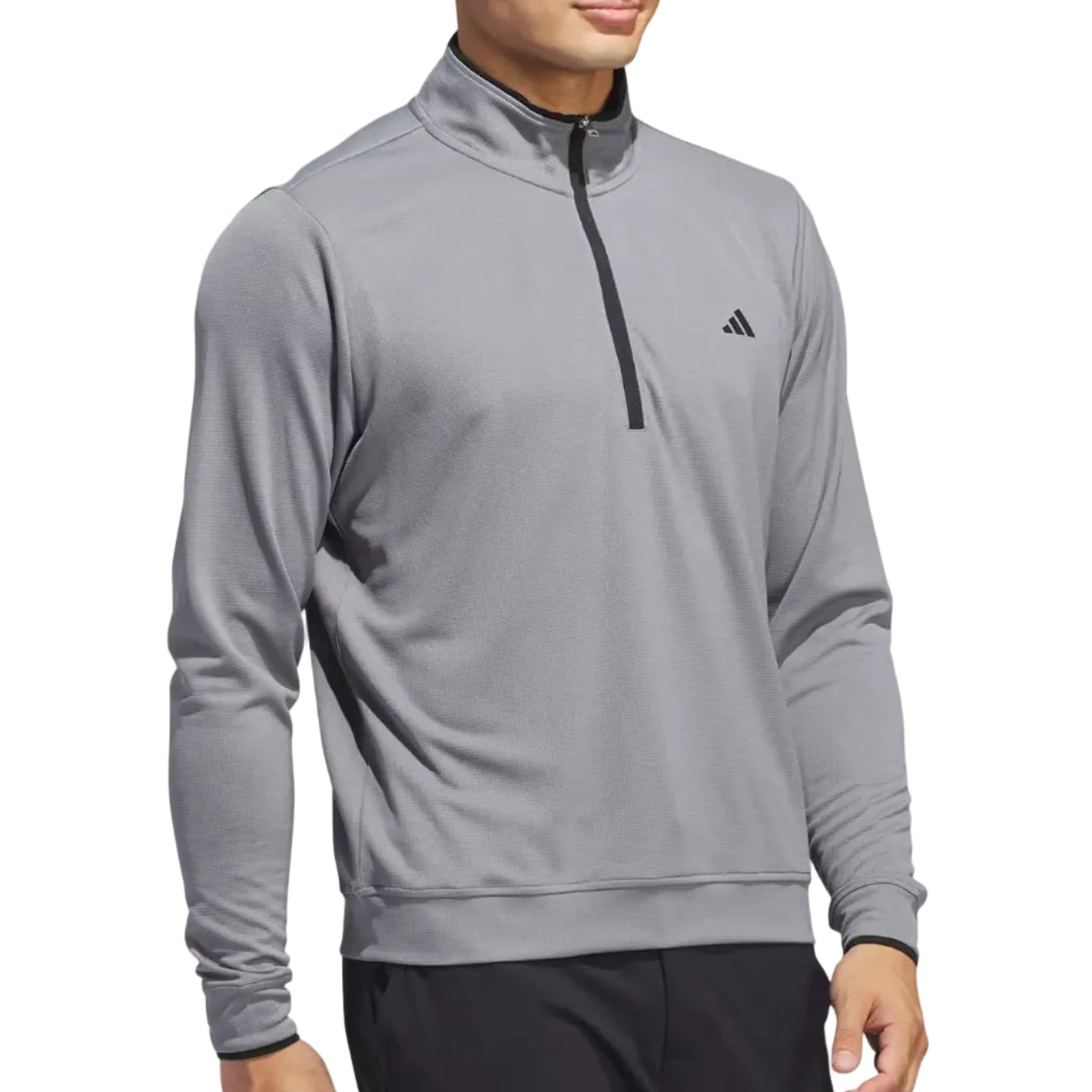 mens golf quarter zip in grey
