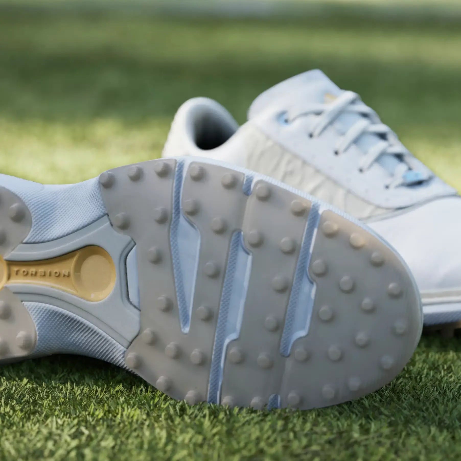 Adidas Ladies MC70 Golf Shoe - White/Alumina/Ice Tangerine