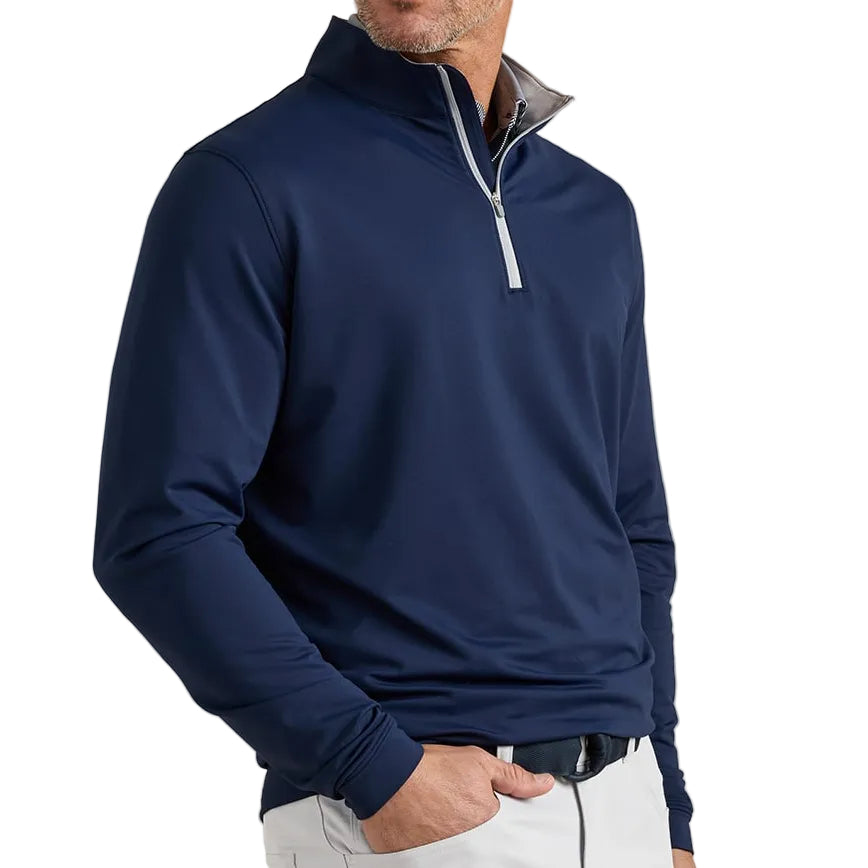 Peter Millar Perth Performance Quarter-Zip - Navy
