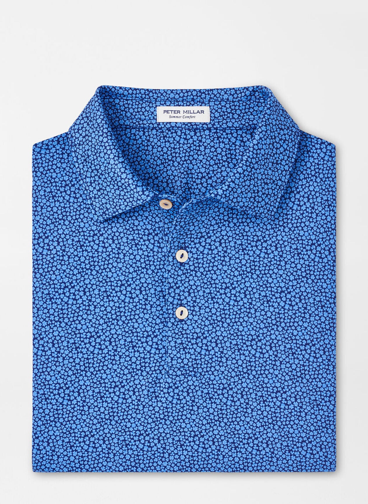 Peter Millar Luck Of The Irish Performance Jersey Polo - Sport Navy