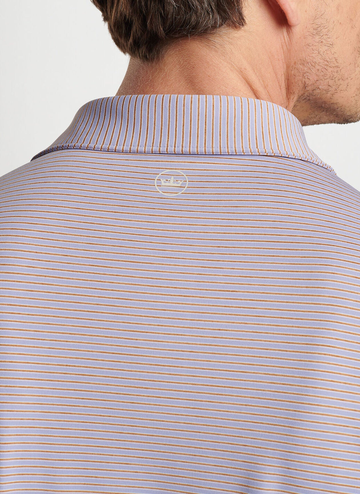 Peter Millar Ambrose Performance Jersey Polo - Lavender Fog