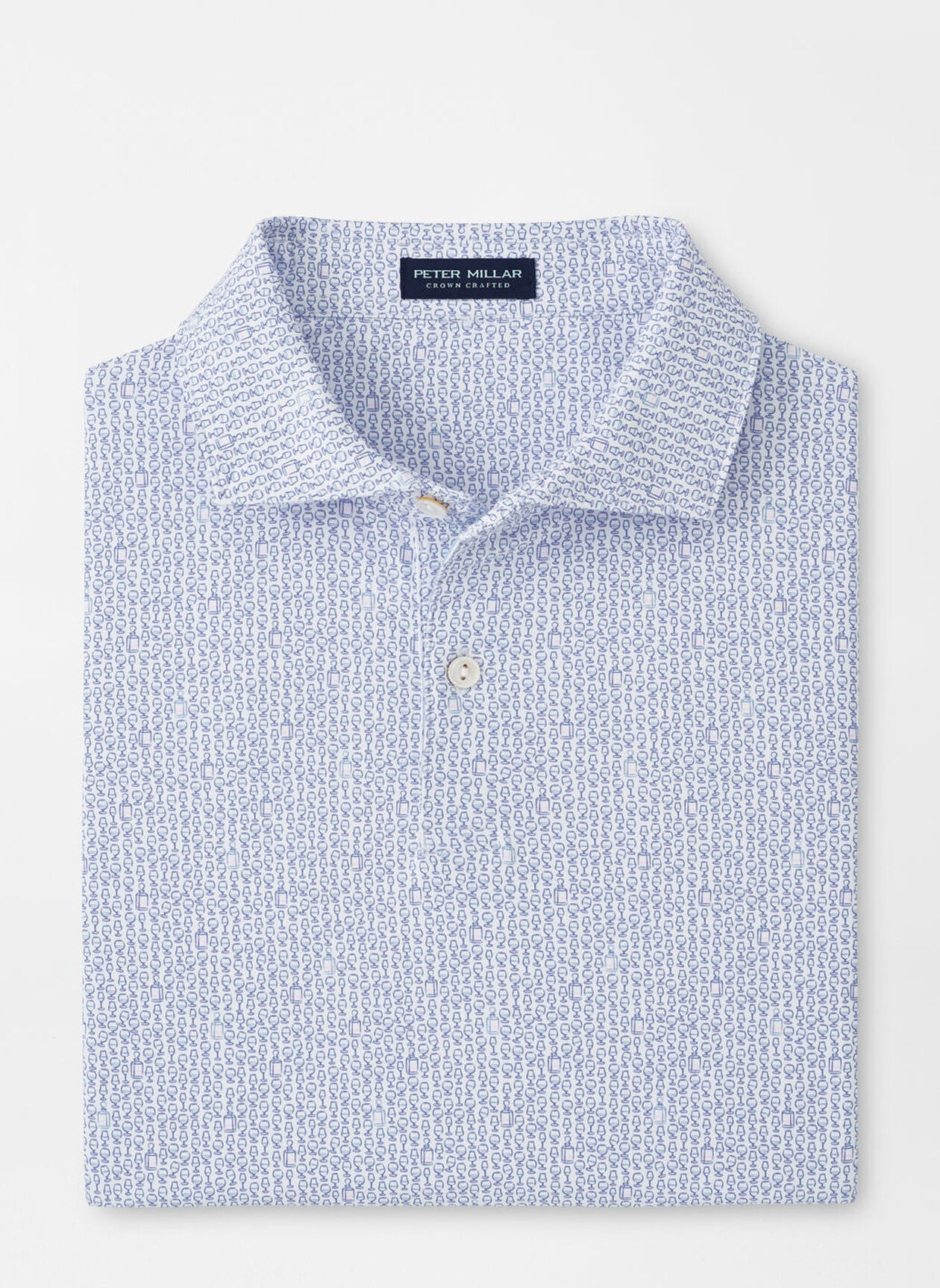 Peter Millar Nightcap Performance Jersey Polo - White