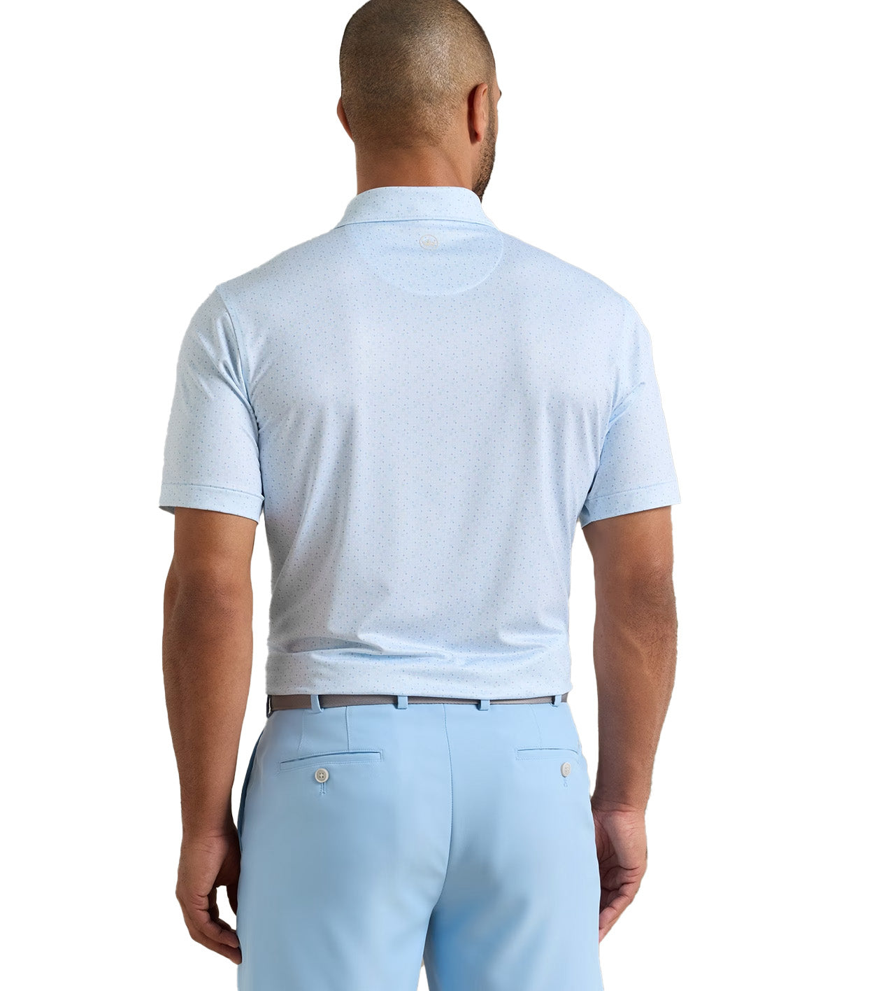 Peter Millar 'Rivington' Performance Jersey Polo - Pale Blue