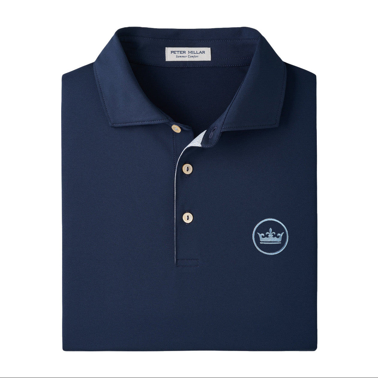 Peter Millar Solid Performance Jersey Polo - Navy
