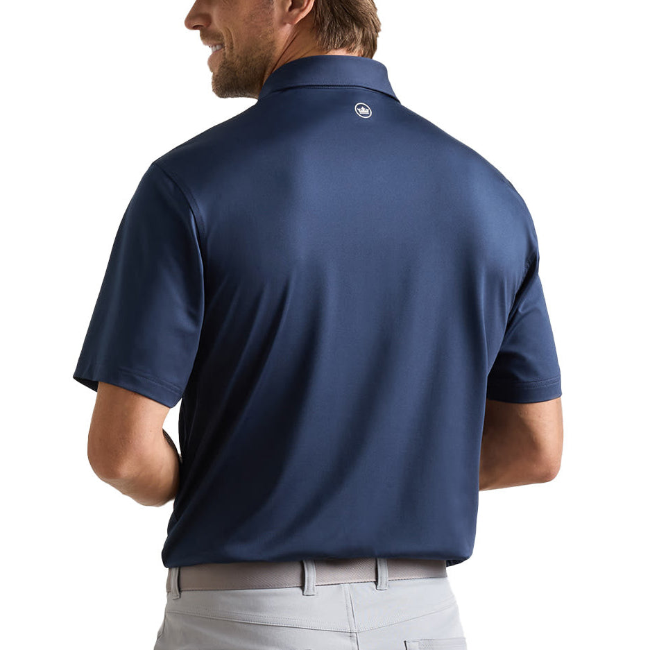 Peter Millar Solid Performance Jersey Polo - Navy