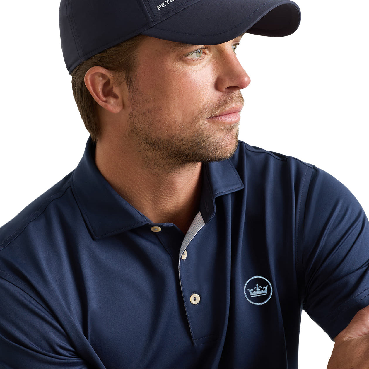 Peter Millar Solid Performance Jersey Polo - Navy