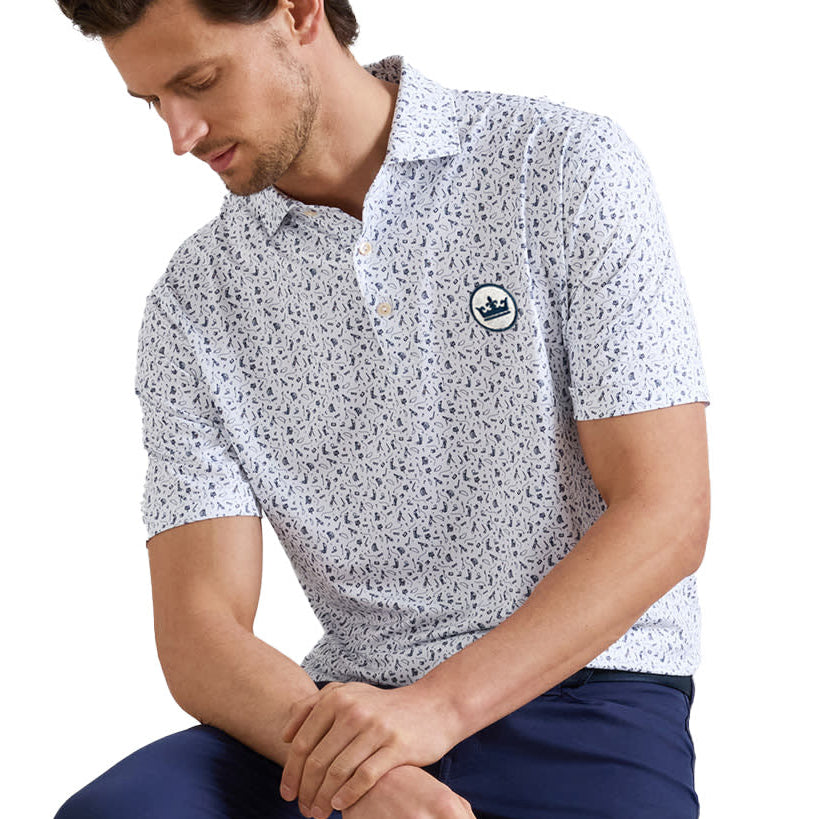 Peter Millar 'Read The Putt' Performance Jersey Polo