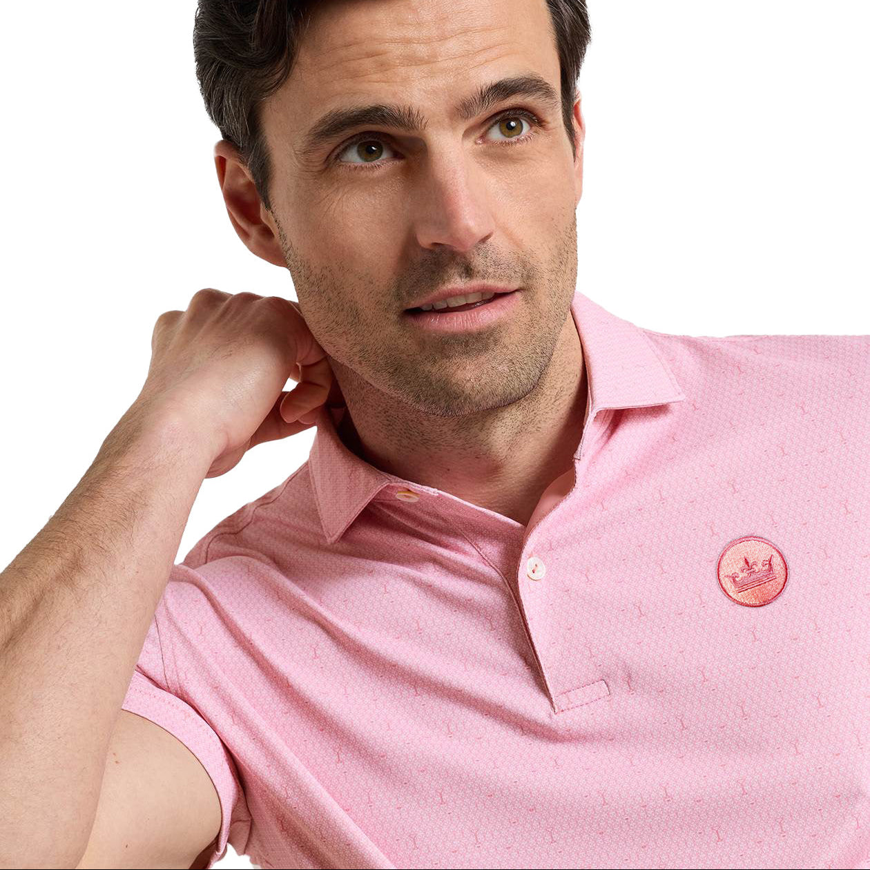Peter Millar 'Fifty-Fifty' Performance Jersey Polo - Pink