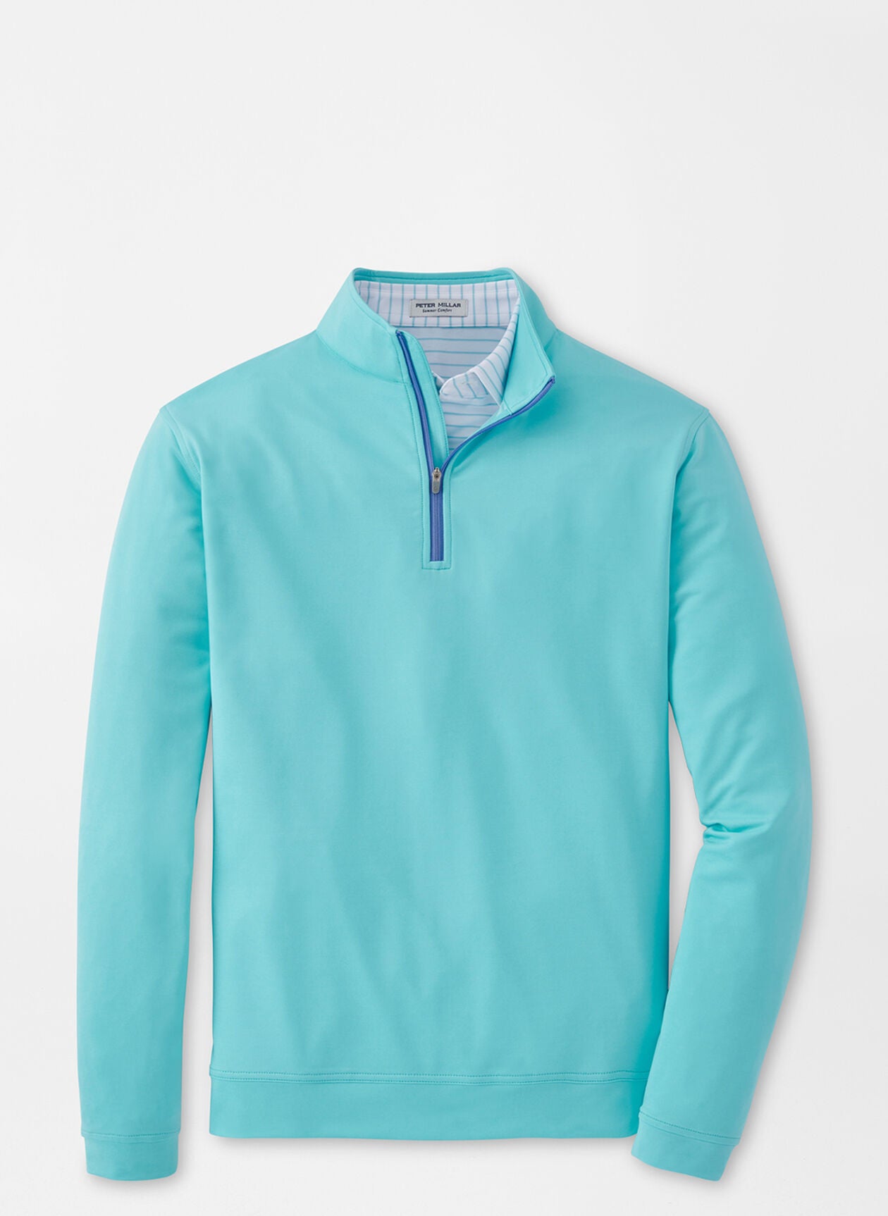 Peter Millar Perth Melange Performance Quarter Zip Golf HQ