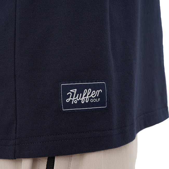 Huffer Golf Men's Tech Classic Polo - Navy