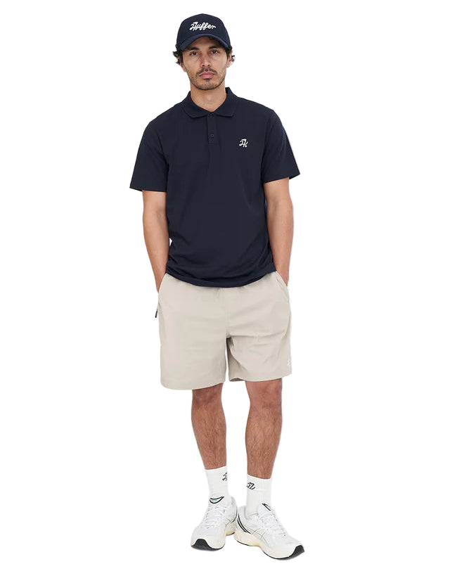 Huffer Golf Men's Tech Classic Polo - Navy
