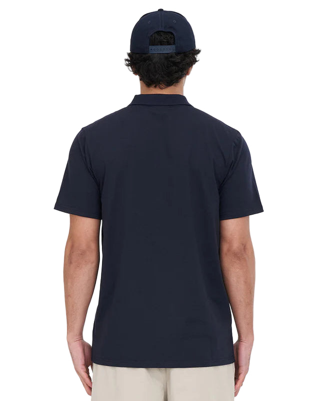 Huffer Golf Men's Tech Classic Polo - Navy