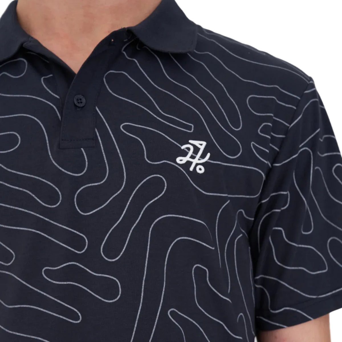 huffer mens golf polo