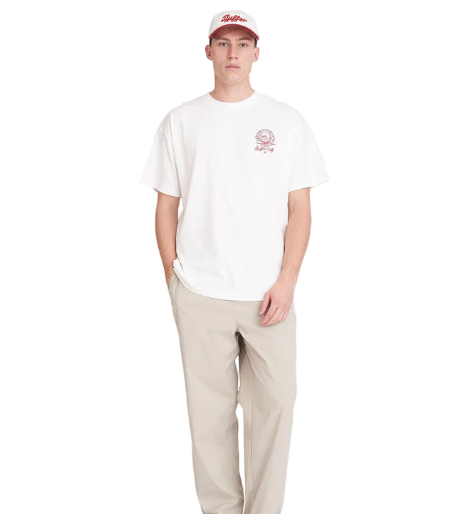 Huffer Golf Men's Block Tee 220 / Zero Putts - Chalk