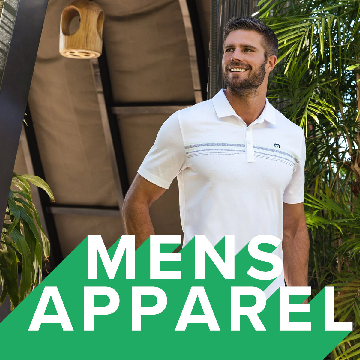 Men's Heathered Jacquard Hoodie - Sport Fit - Donald Ross Sportswear