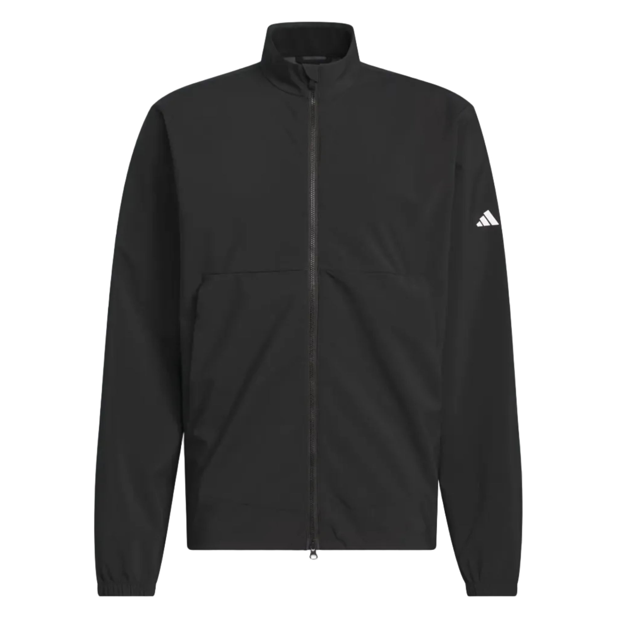 adidas mens golf jacket zip up in black 