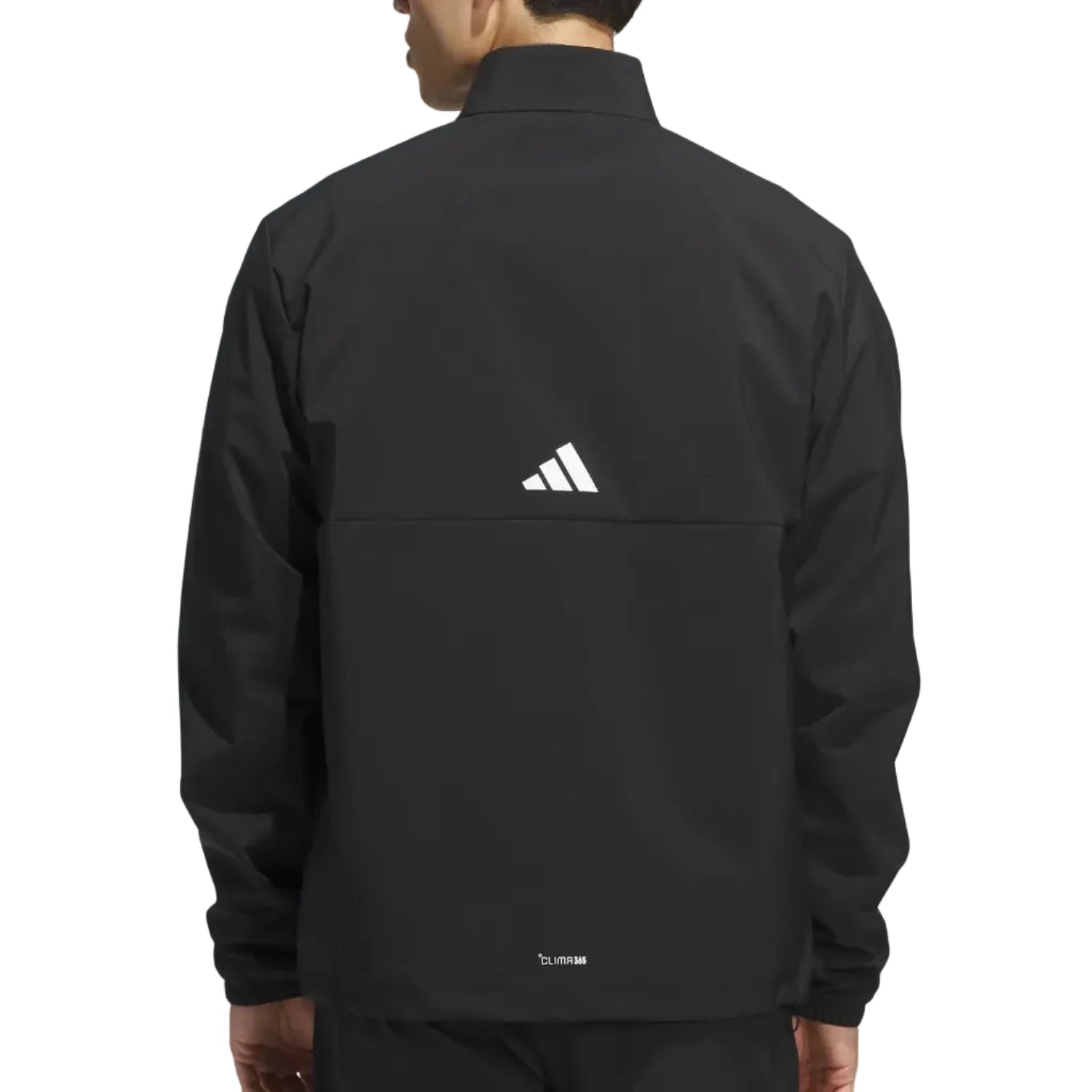 adidas mens golf jacket zip up in black 