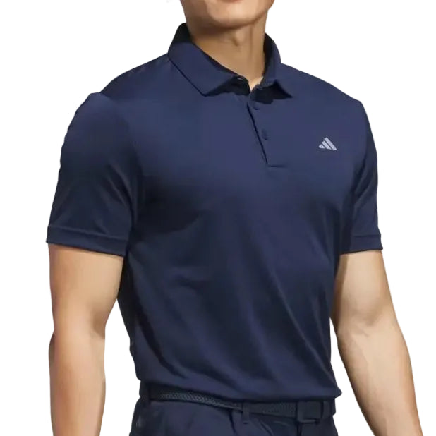 adidas mens golf polo in navy