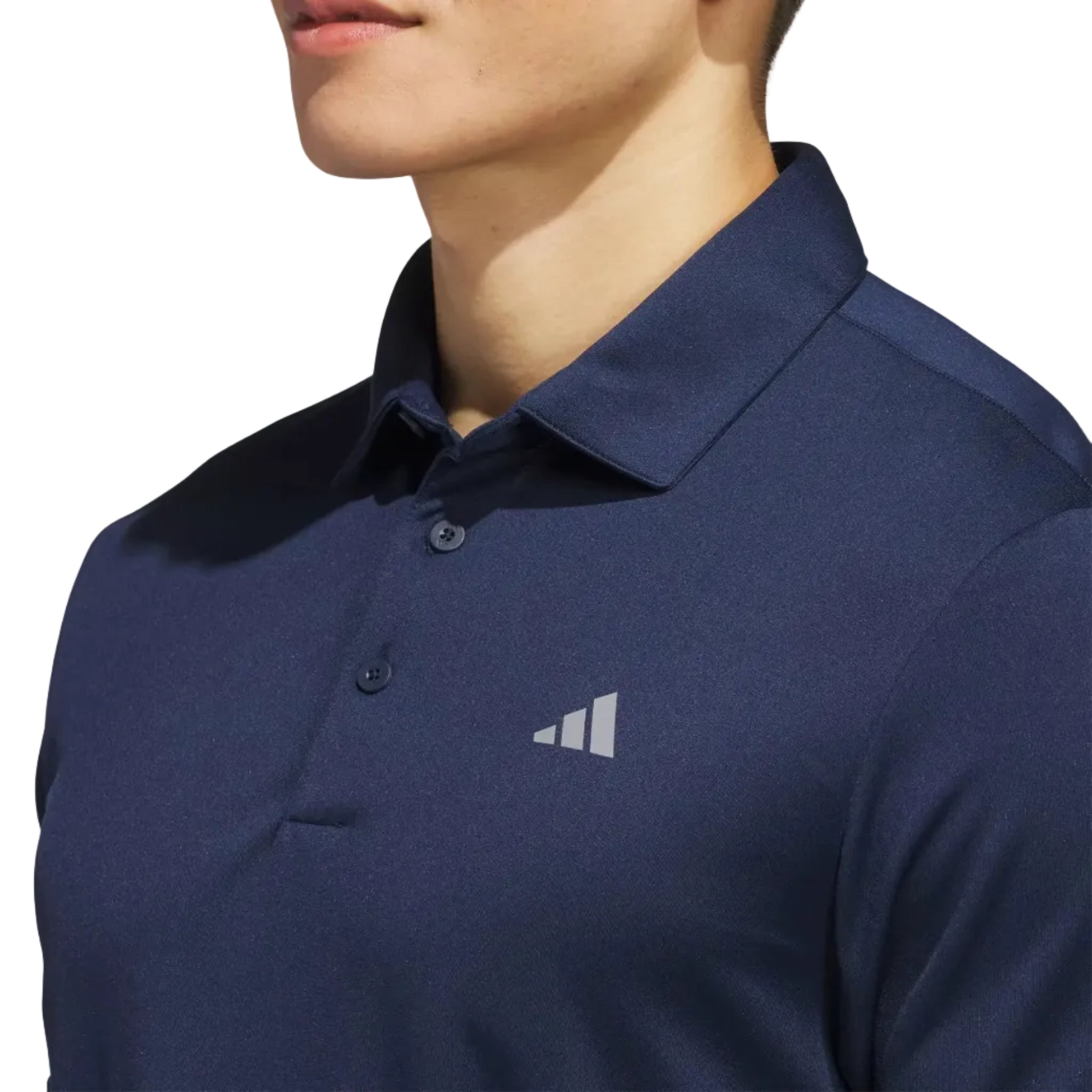 adidas mens golf polo in navy
