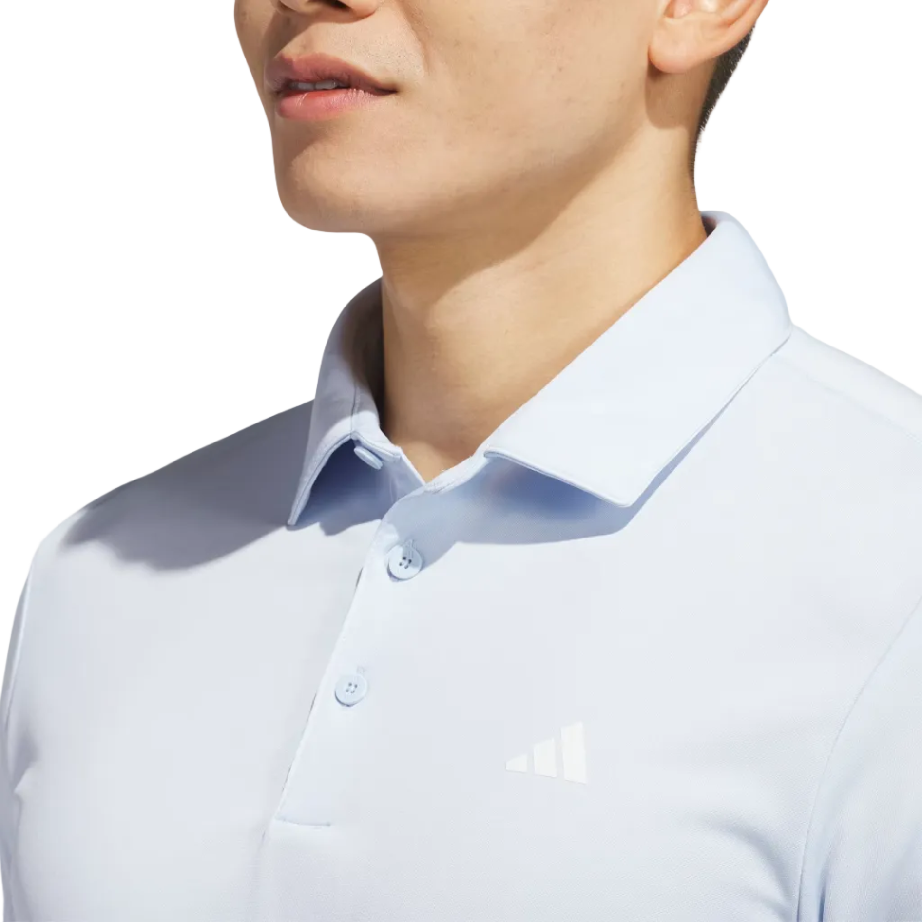 Adidas Performance Solid Polo - Crystal Sky