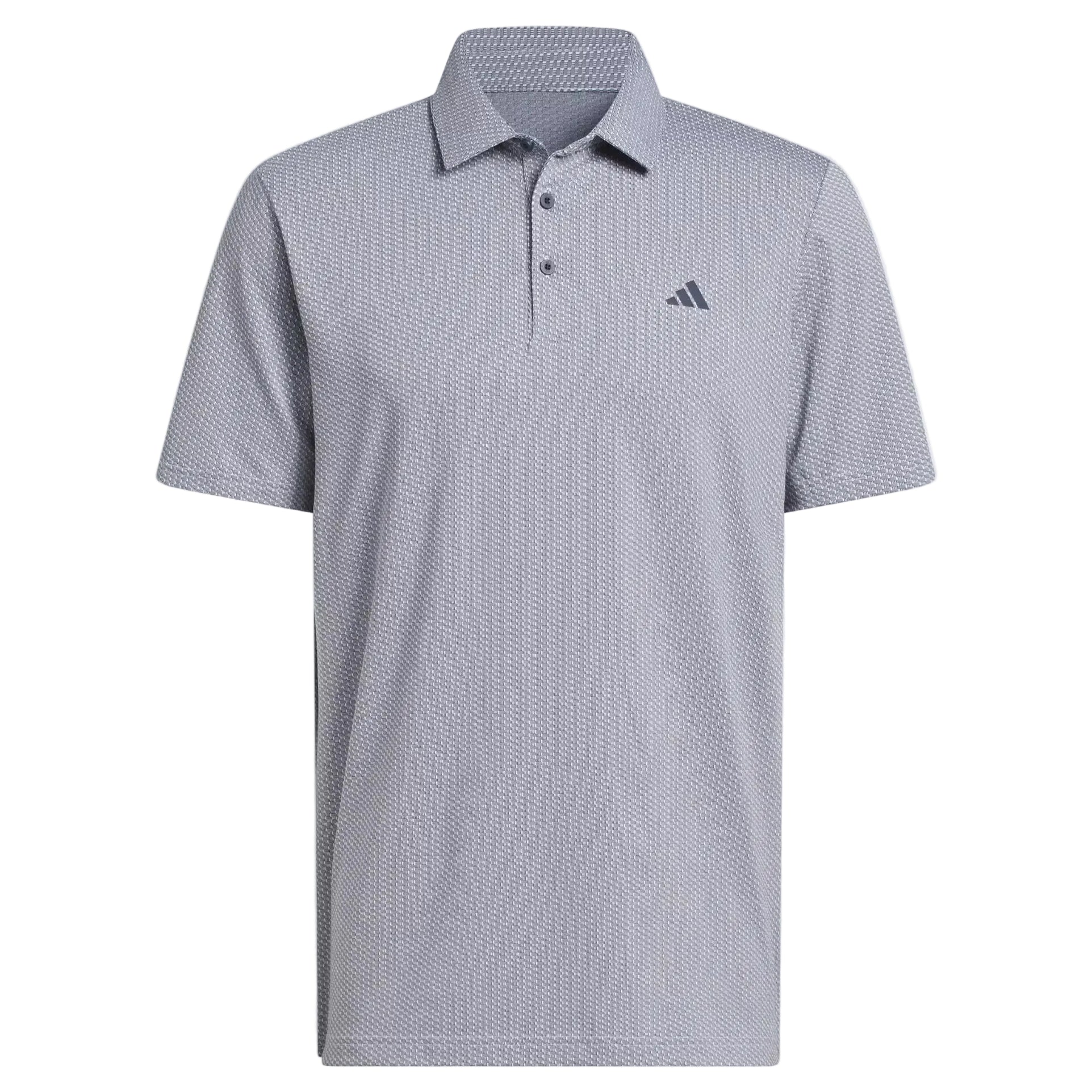 Adidas Performance Textured Polo - Navy