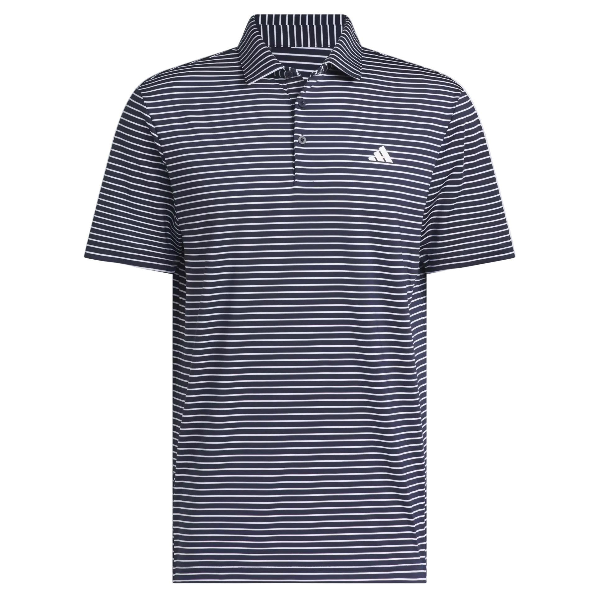 Adidas Performance Two-Colour Stripe Polo - Navy