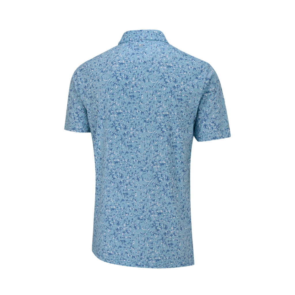 Ping Men`s Gilmore Polo - Dusty Blue Multi