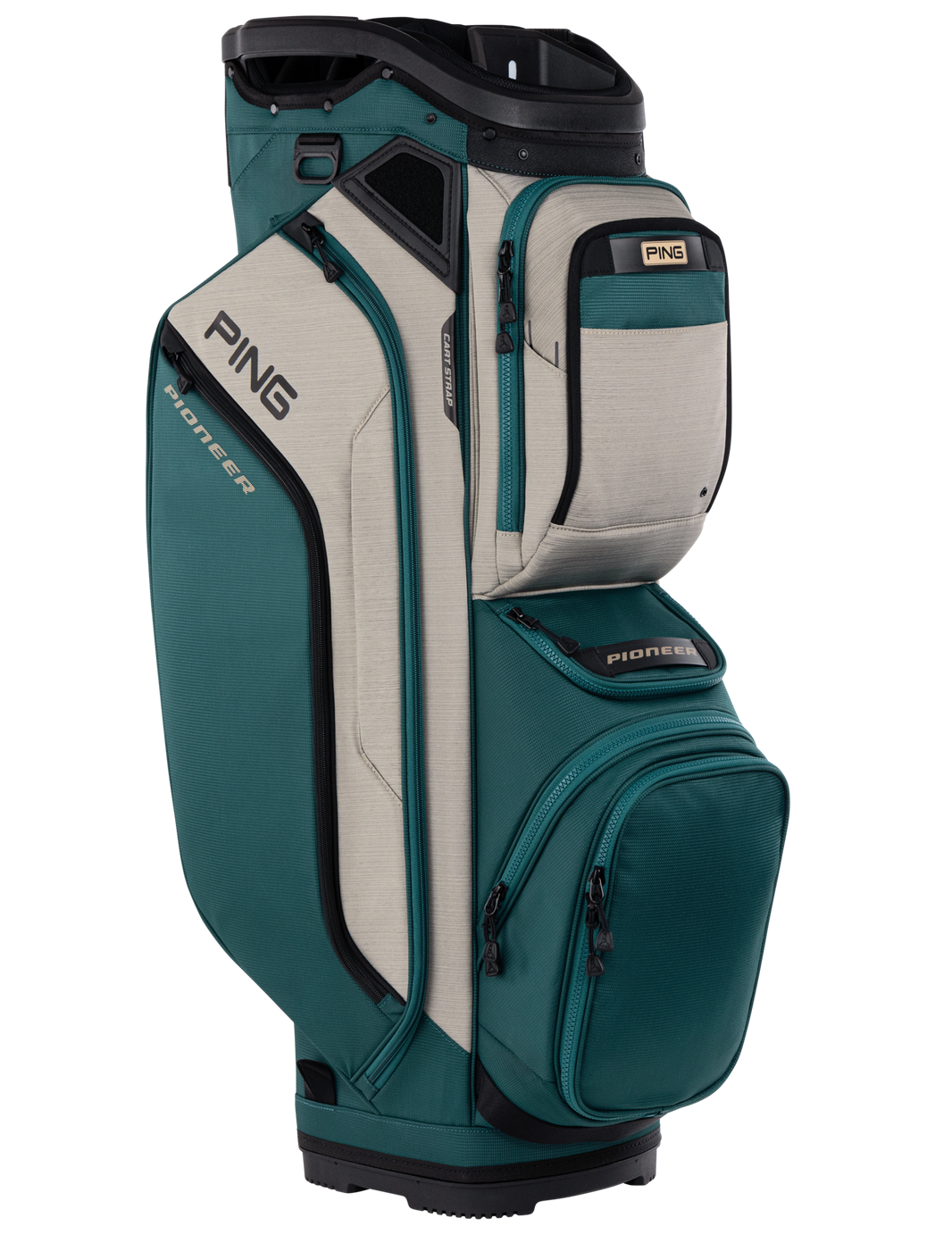Ping Pioneer Cart Bag - Atlantic/Sand/Black