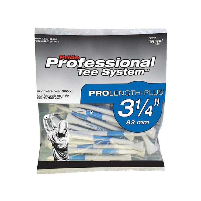 Pride Professional Tee System 3 1/4" 15 pack