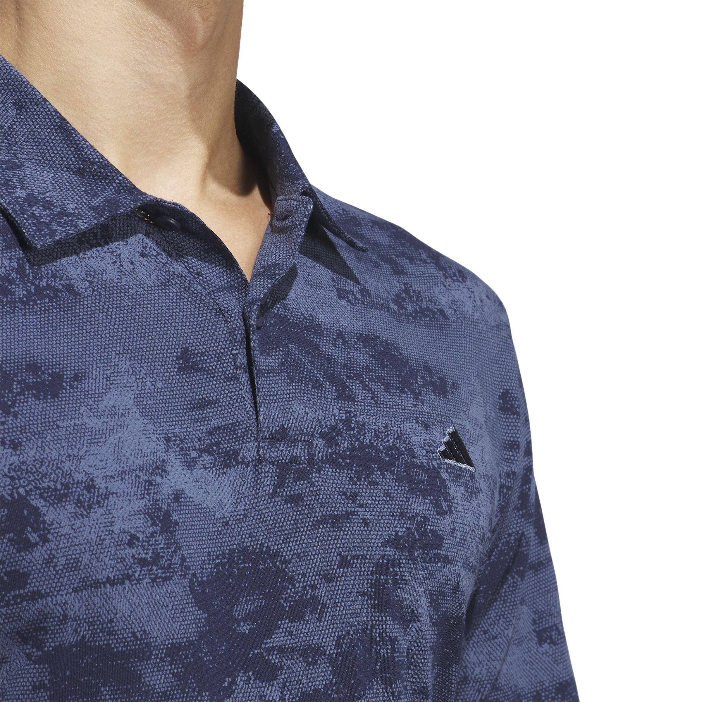 Adidas Go-To Printed Mesh Polo Shirt