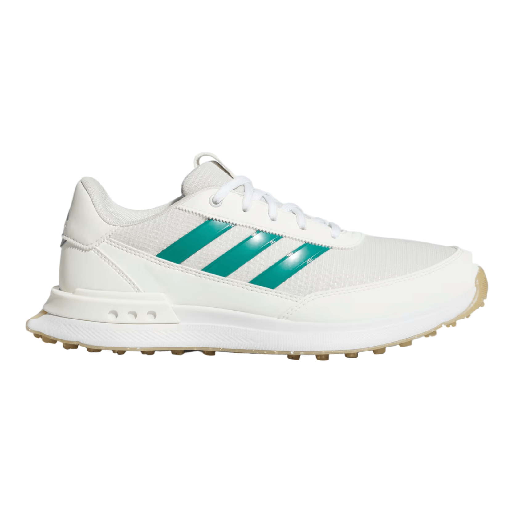 Adidas Ladies S2G Spikeless 24 Golf Shoes - Off White / Pure Teal / Alumina