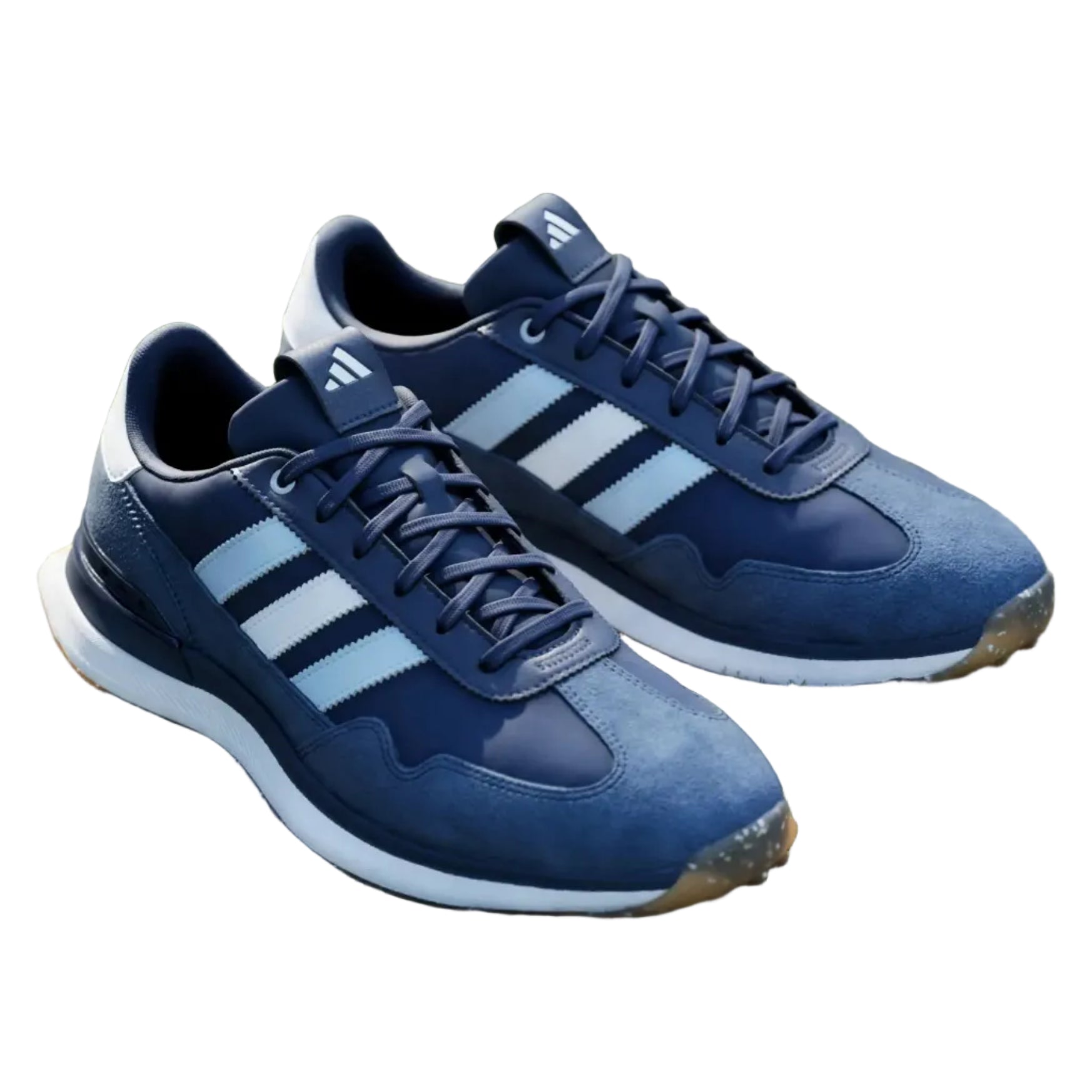 Adidas Men`s 26' S2G Textile Spikeless Golf Shoes - Collegiate Navy / Cloud White / Crystal Sky
