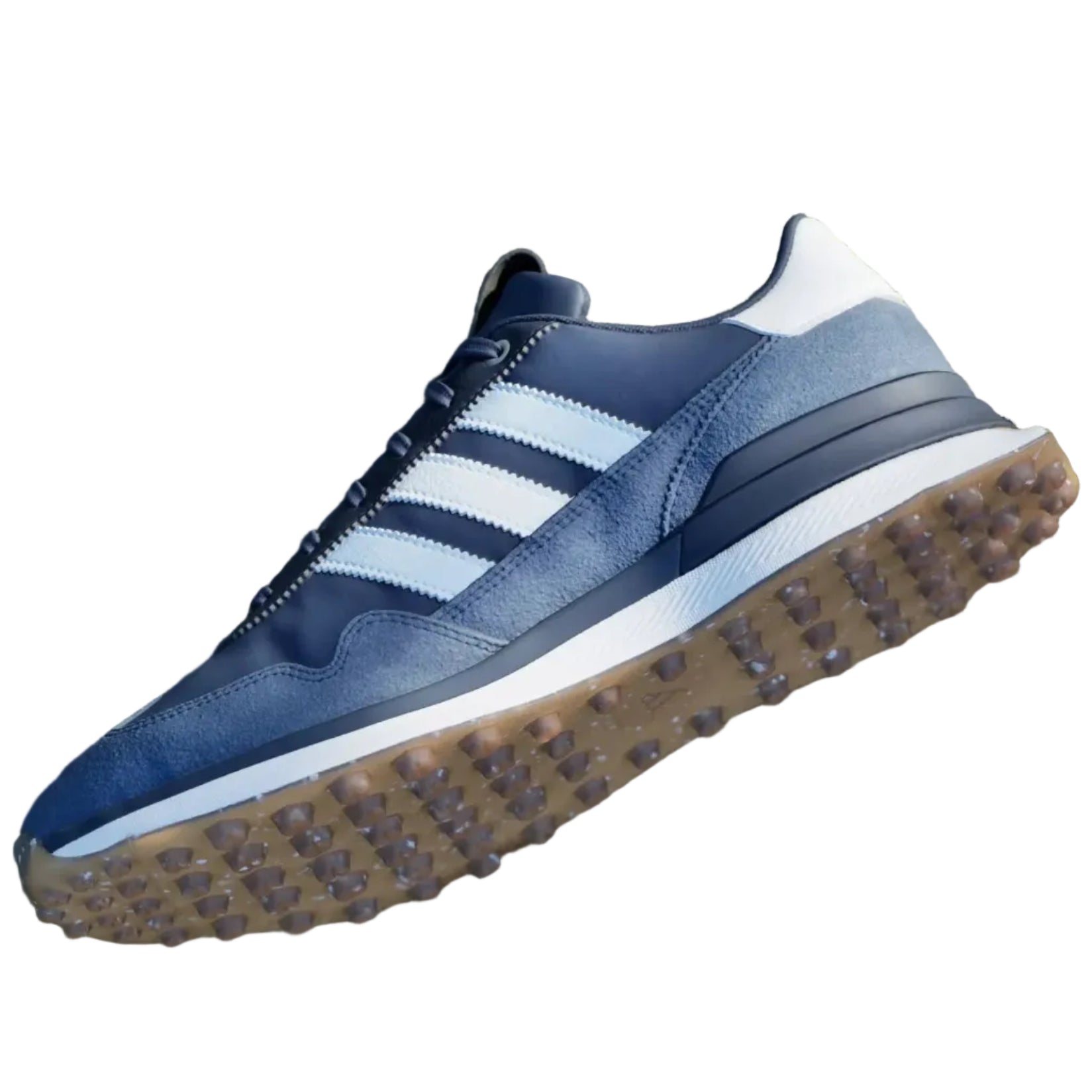 Adidas Men`s 26' S2G Textile Spikeless Golf Shoes - Collegiate Navy / Cloud White / Crystal Sky