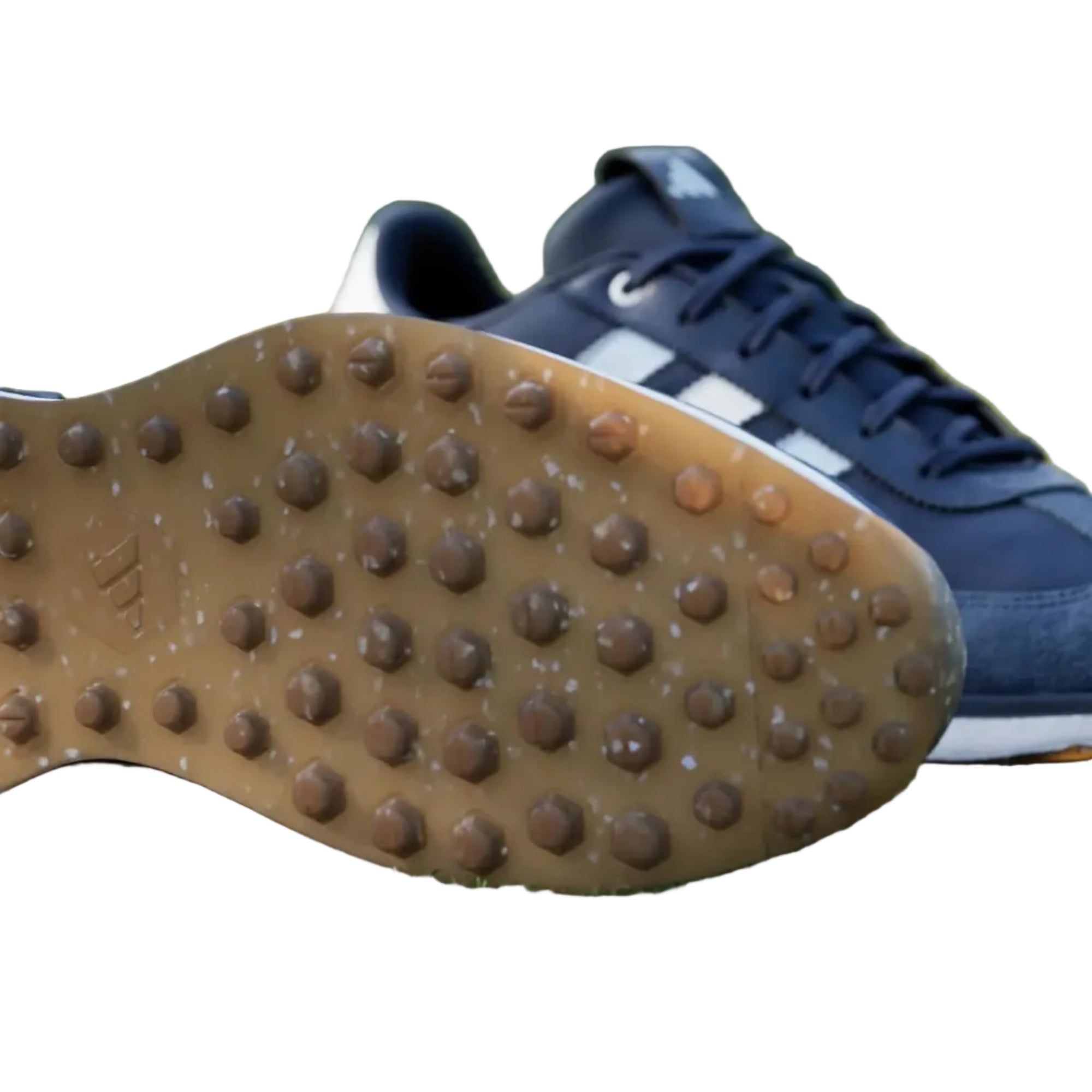 Adidas Men`s 26' S2G Textile Spikeless Golf Shoes - Collegiate Navy / Cloud White / Crystal Sky