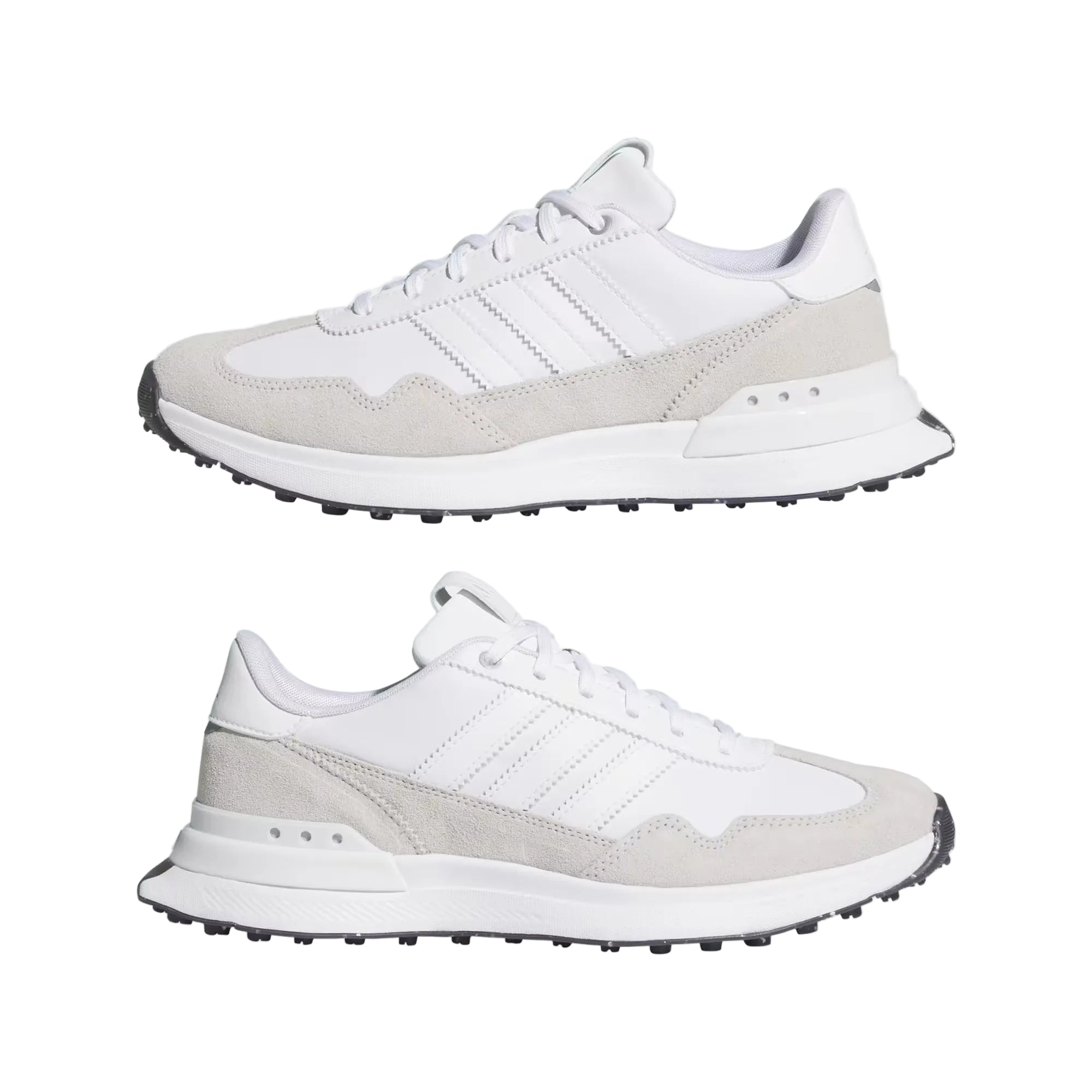 Adidas Ladies 26' S2G Textile Spikeless Golf Shoes - Dash Grey / Cloud White / Core Black