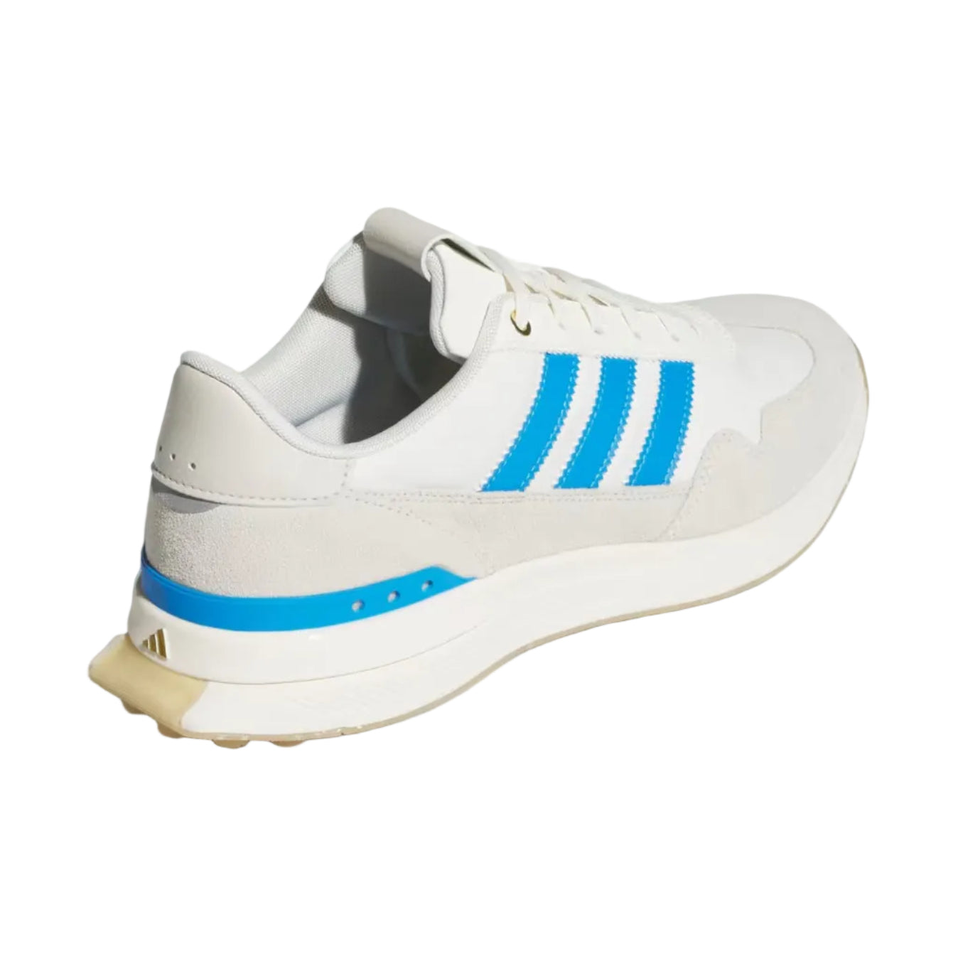 Adidas Men's 26' S2G Textile Spikeless Golf Shoes - Off White / Lucid Ray Blue / Gum