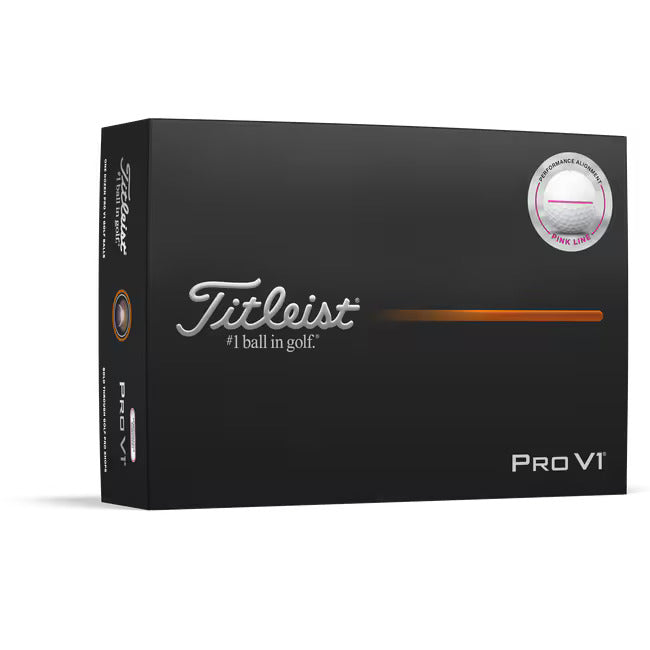 Titleist Pro V1 golf ball packaging on a white background