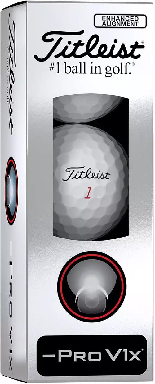 Titleist Pro V1x Enhanced Alignment Sleeve 2023